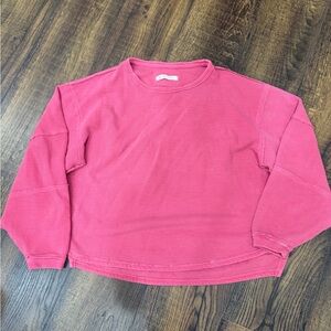 New Free People Pink Total Eclipse Long Sleeve- Xsmall
